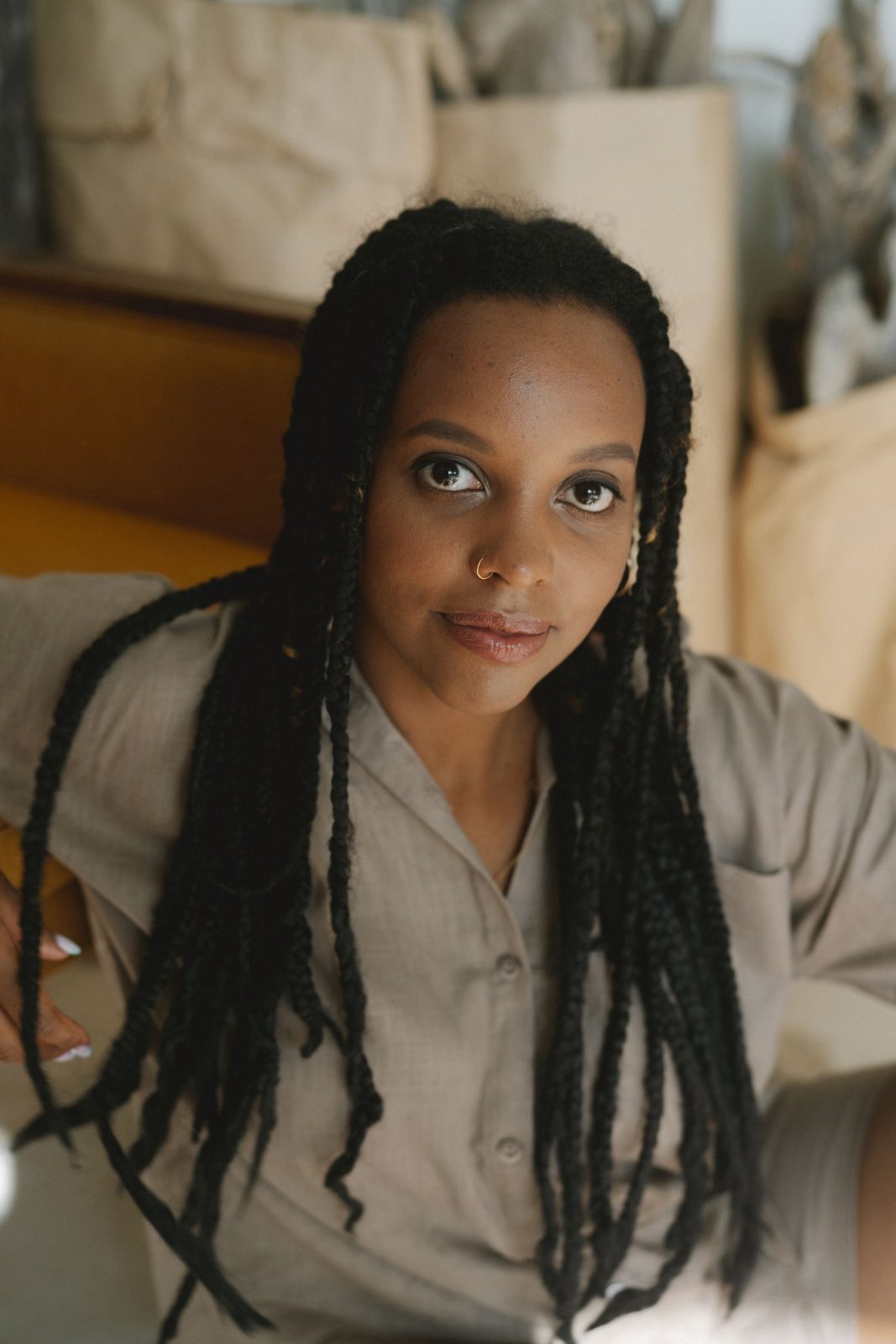 Long box braids finish